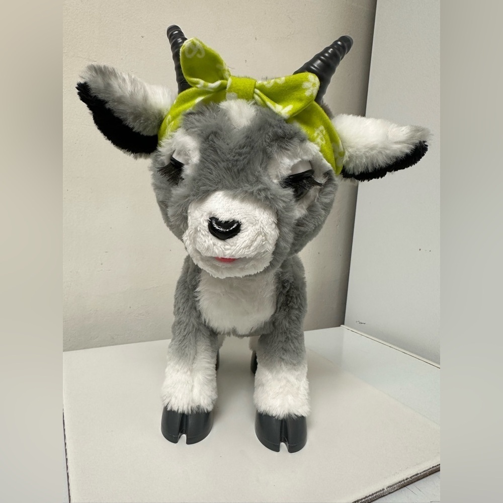 FurReal Daisy the Yoga Goat Interactive Plush Toy. New - used once. No Bottle - Picture 1 of 6
